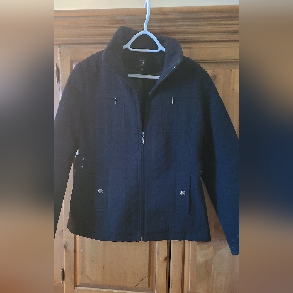 M Collection Black Fall Jacket
